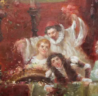 Escuela española (XX) - Carnaval en Roma