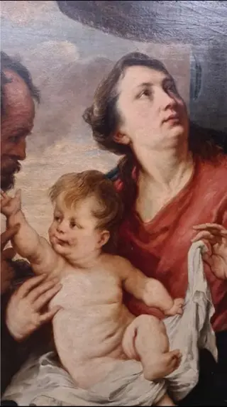 Antonio Van Dyck (1599-1641), Maniera di - Sacra famiglia