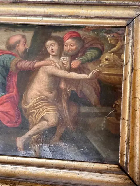 Italienische Schule (XVII) - Susanna im Bade