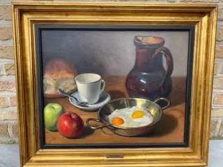 Paul Wante (1905-1981) - Stilleven met eieren