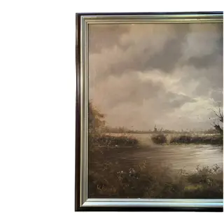 Willem Kroon (1946-) - Landschap