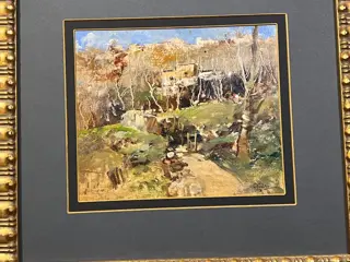 Giuseppe Casciaro (1863-1941) - Casale a capri