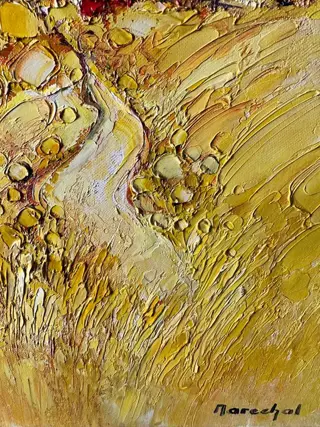 Francis Marechal (1952 - ) - Village provençal