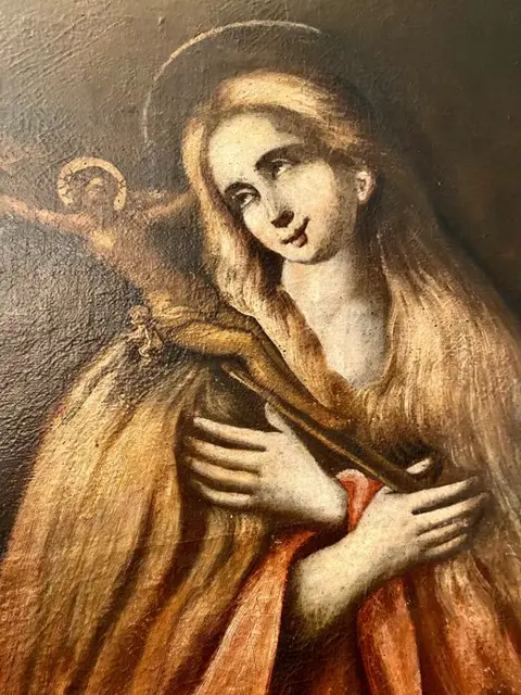Scuola Italiana (XVIII) - Maddalena penitente