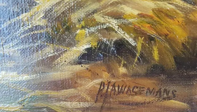 P. J. A. Wagemans (1879-1955) - Bijzonder staltafereel