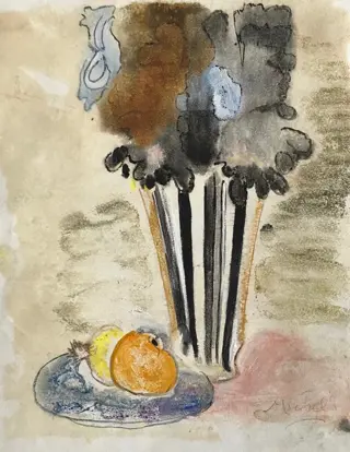 Janie Michels (1920-2009) - Nature morte aux fruits