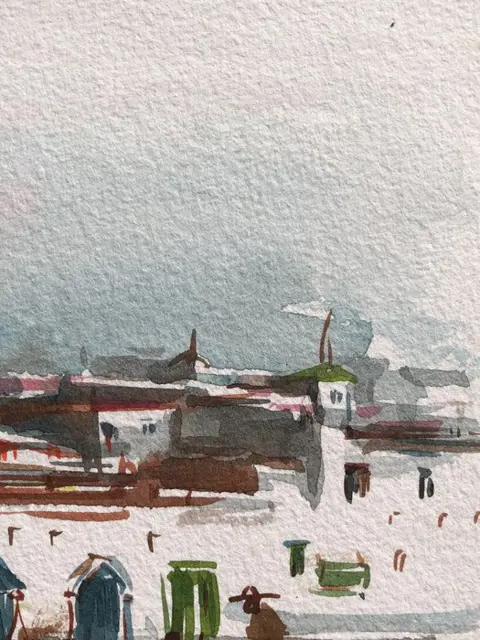 Spanish school (XX) - Oriental scene