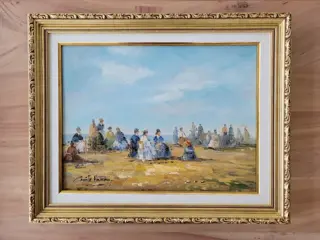 Camille Rousseau (1949) - Les élégantes à Deauville