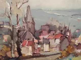 Sylvain Douven (1919-2006) - dorp in de kempen