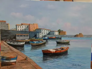 Andrea Solari (XX) - Porticciolo di Procida