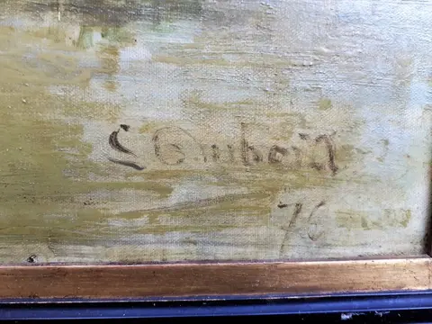 Belgische school (XIX) - Aan de rivier