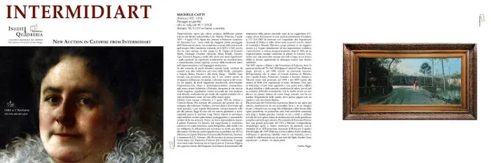 Michele Catti (1855 - 1914) - Passeggiata nei giardini