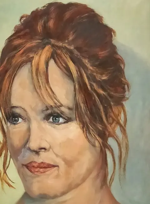François de Vos (1955-2019) - Impressionistisch portret van vrouw
