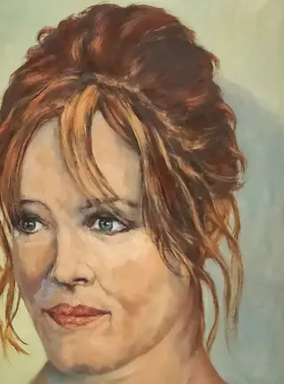 François de Vos (1955-2019) - Impressionistisch portret van vrouw