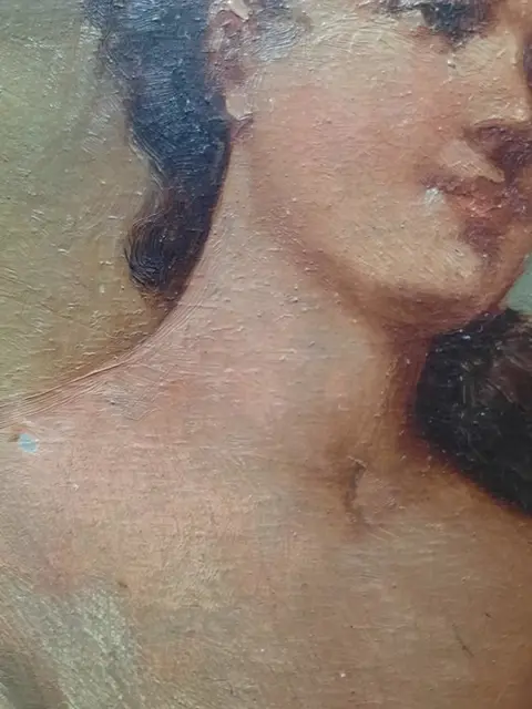 Ecole européenne XX siècle - Portrait de jeune dame