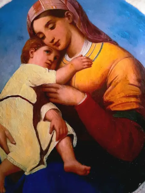 Joseph Anton von Gegenbaur (1800-1867/1876) - Maria mit Johannes der Täufer