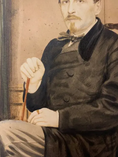 European School (XIX) - Portrait of Hunter