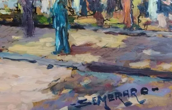 Piero Semeraro (1914-1998) - Il mercatino di Funchal