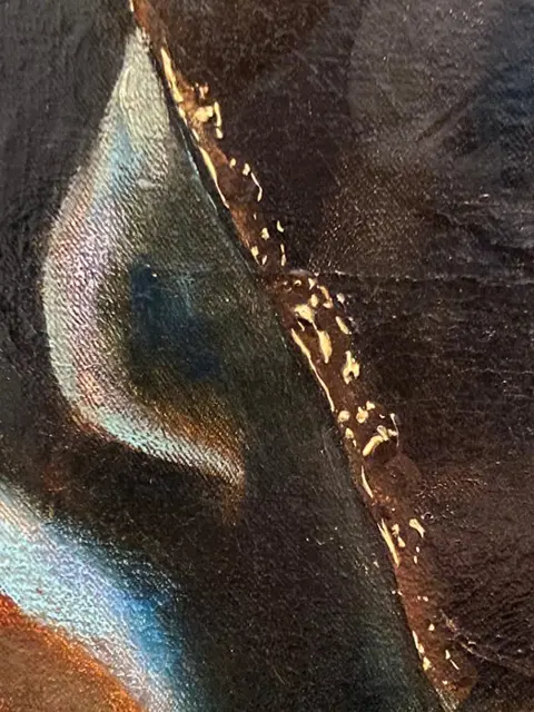 French school (XIX) - Young woman with a muff