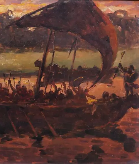 M. Thomassin (XIX) - The Troyan Fire