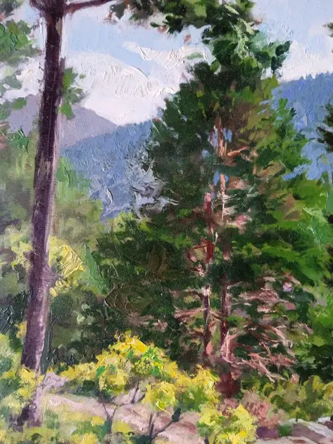 Bernardo Simonet Castro (1914-1995) - Bosque alpino