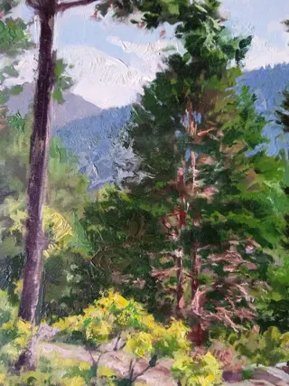 Bernardo Simonet Castro (1914-1995) - Bosque alpino