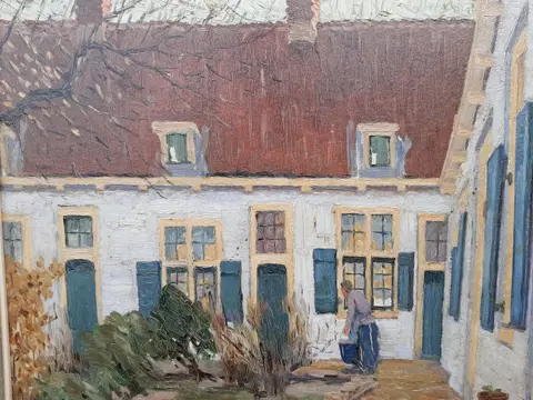 H. van Riet (1883-1962) - Hofje van Loo Haarlem
