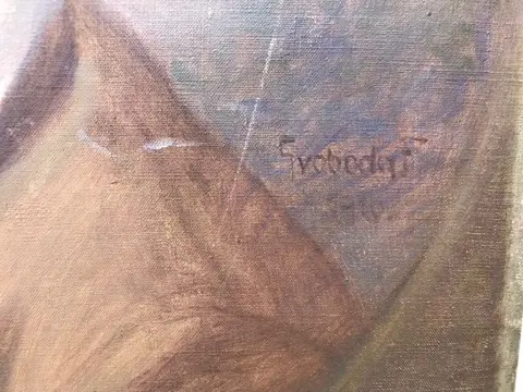 F. Svoboda (XIX-XX) - Portrait of Michael von Vorner