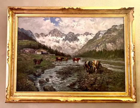 Leonardo Roda (1868 – 1933) (Reca firma) - Il Cervino