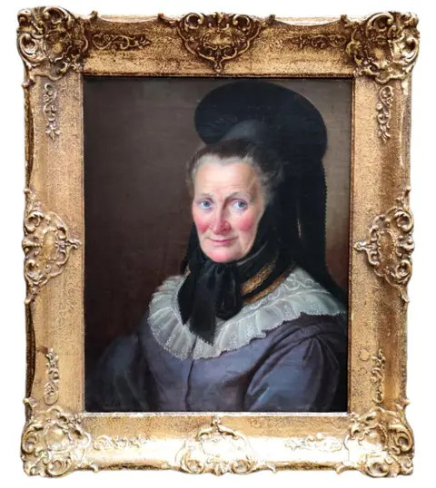 Deutsche Schule (XIX) - Portrait einer Dame