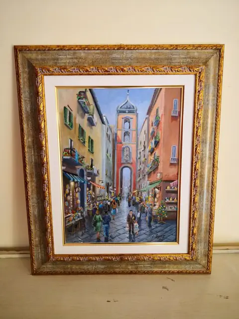 Giuseppe Luongo ( 1948) - Strada dei Pastori (San Gregorio Armeno, Napoli)