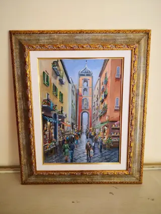 Giuseppe Luongo ( 1948) - Strada dei Pastori (San Gregorio Armeno, Napoli)