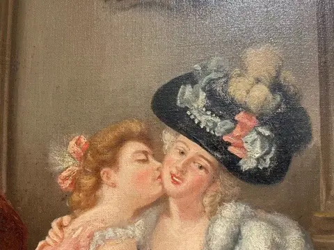 French school (XIX) - Scena d'interno