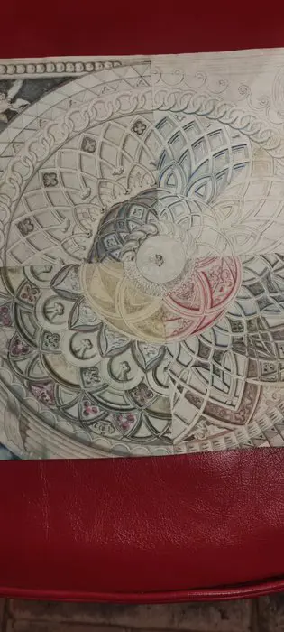 Eduard Gerhardt (1813-1888) - Progetto per decoro di un soffitto