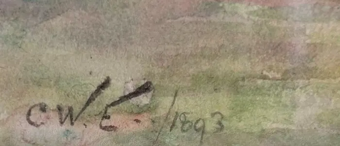 Charles Warren Eaton (1857-1937), attribué à - Femme lisant sous un arbre