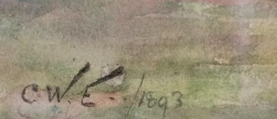 Charles Warren Eaton (1857-1937), attribué à - Femme lisant sous un arbre