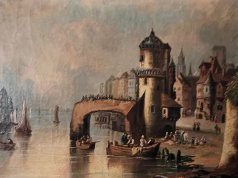 Europäische Schule (XX) - Hafenstadt und Kanal Danzig