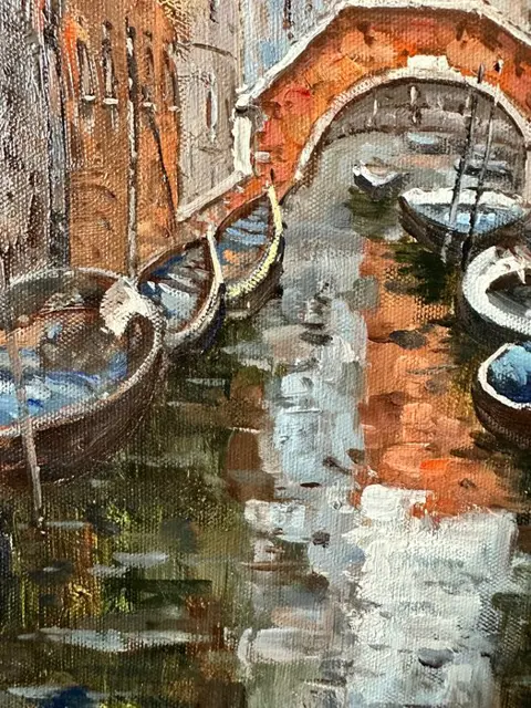 Rizzi Paolo Rizzi (XXème siècle) - Le petit pont(Venise)