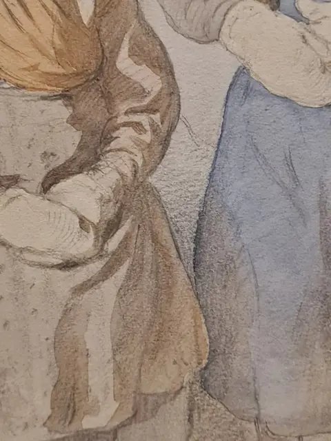 Österreichische Schule (XIX) - Frauen im Winter