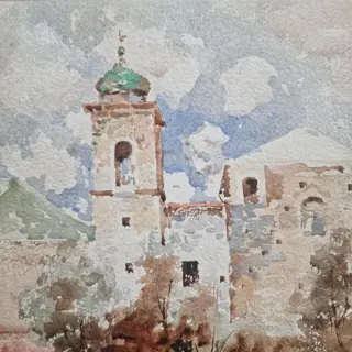 Vincenzo Irolli (1860-1949) - Veduta di Ravello