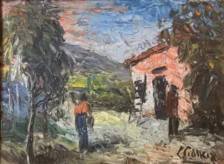 Luigi Ciancia (1926-1992) - Paesaggio impressionista