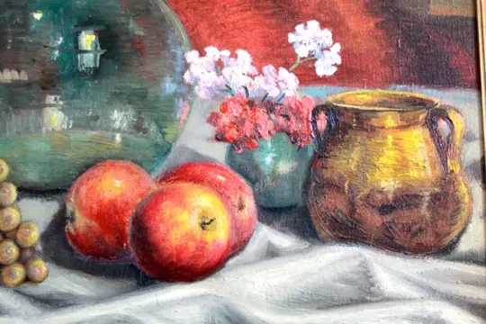 Ecole catalane (XX) - les trois pommes