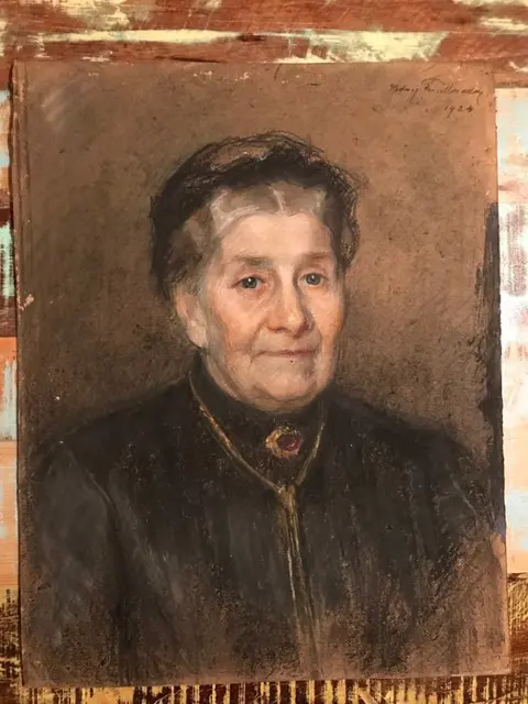 Hedwig Friedländer von Malheim (1863-1945) - Porträt einer Dame