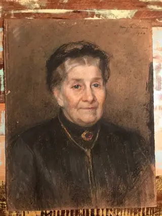 Hedwig Friedländer von Malheim (1863-1945) - Porträt einer Dame