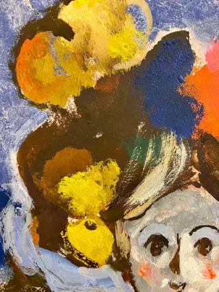 Miquel Torner de Semir (1938) - Pareja de damas con violín y flores