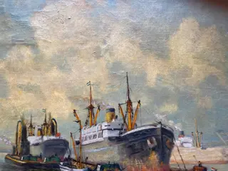 j v Reijn - Bedrijvigheid in de Rotterdamse haven