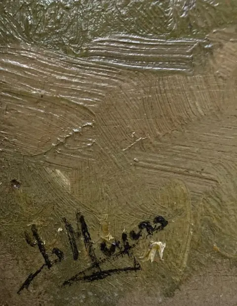 Isidoor Meyers (1836-1916) - Landschap met persoon