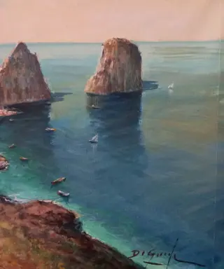 Gianni Di Guida (1965) - I faraglioni a Capri