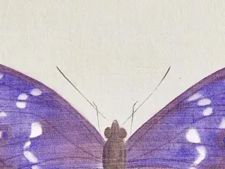 La Roche Laffitte (1943) - Papillon bleu