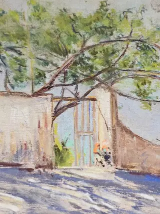 Giuseppe Casciaro (1863-1941) - Ingresso al parco